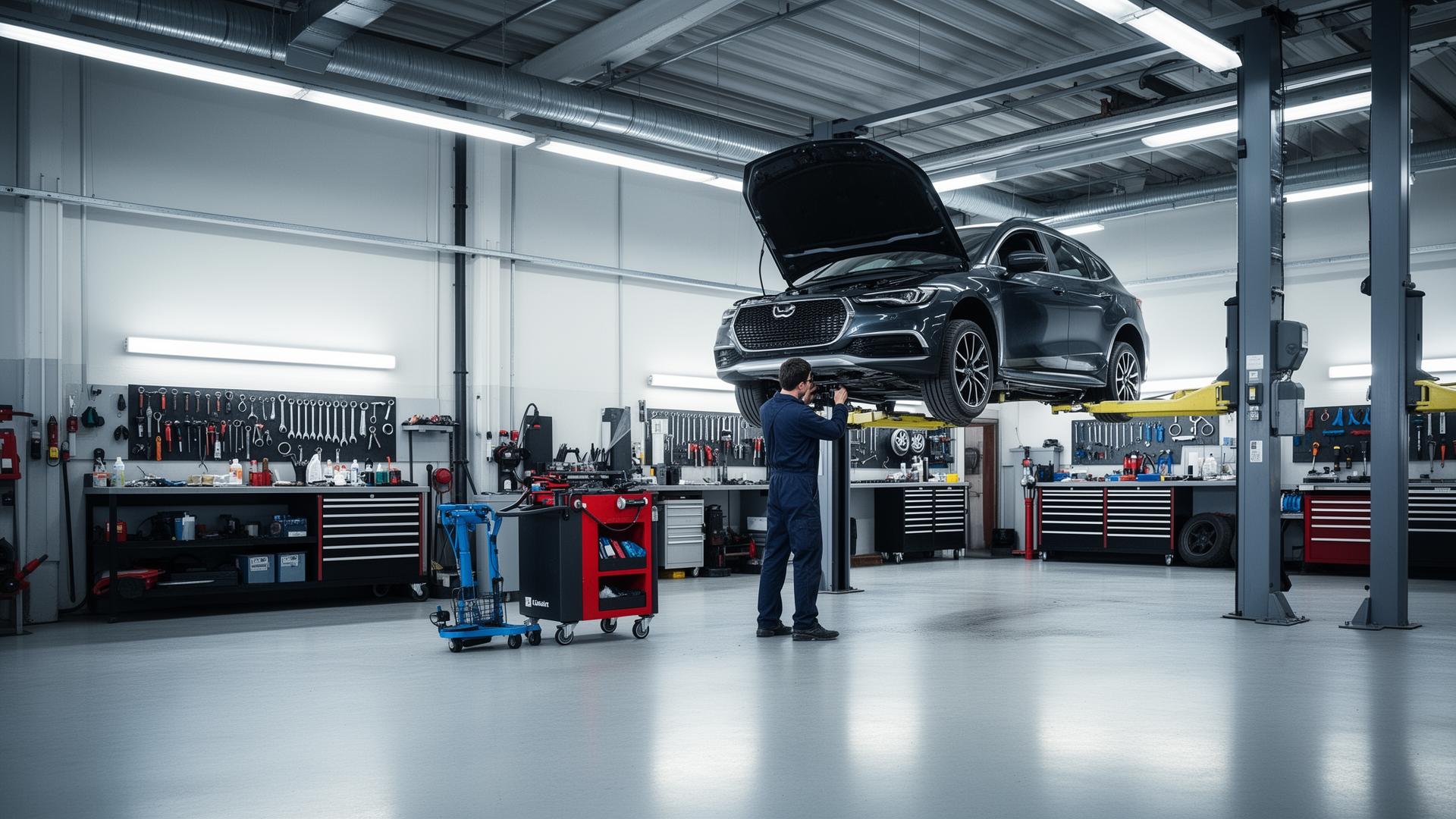 Werkstatt des KFZ Meisterbetrieb Schellenberg